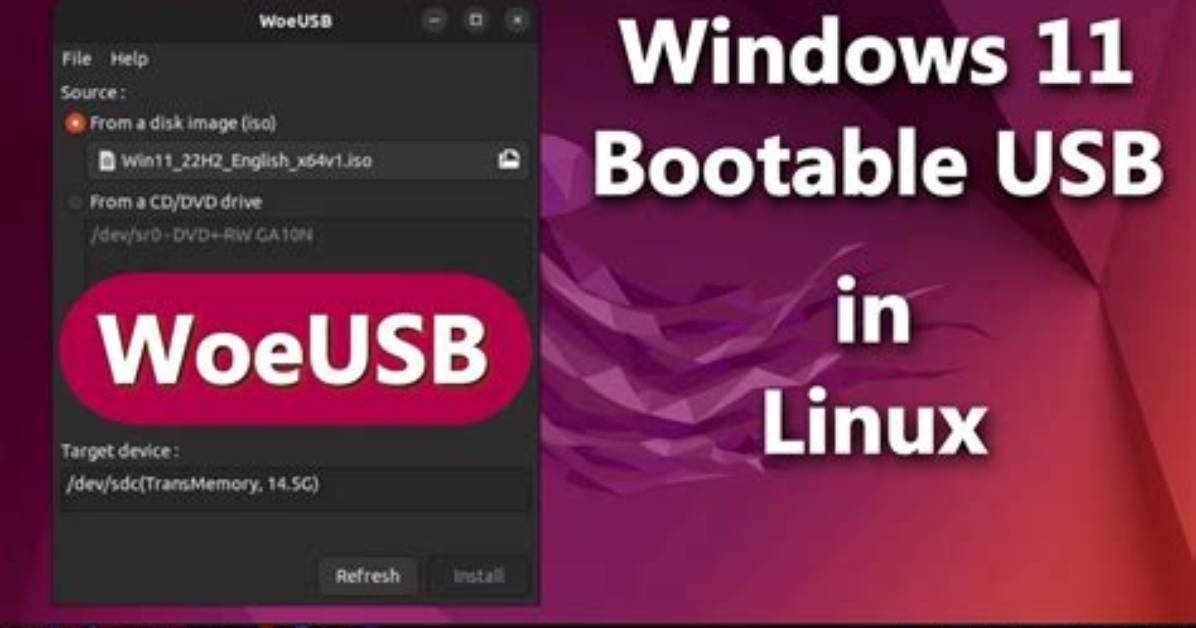 How Use Woeusb Linux?