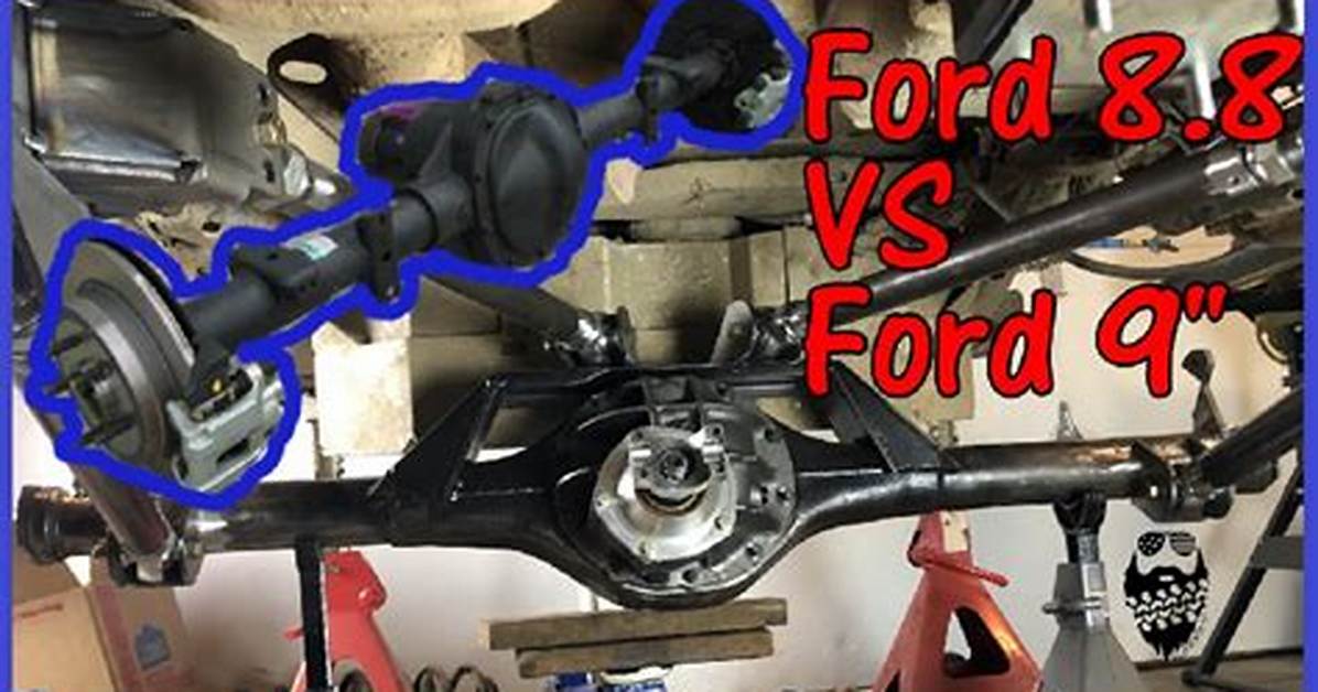How Wide Is a Ford 8.8 Rear End