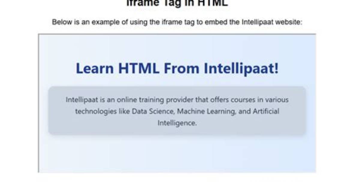 Html Code as Iframe Source Rather Than a Url