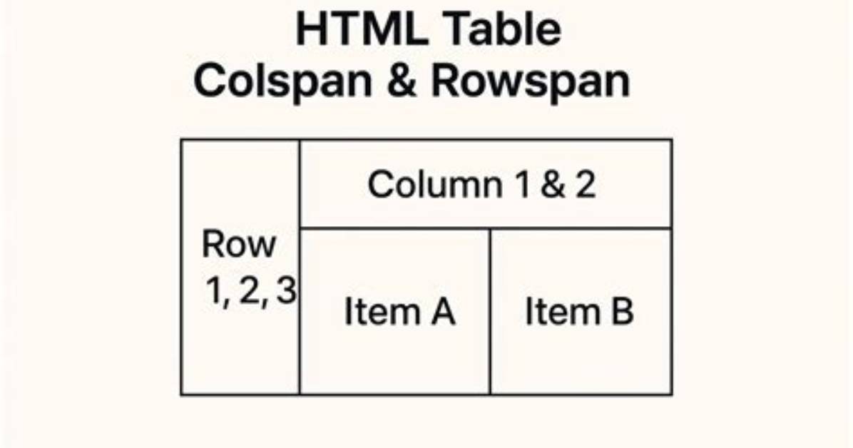 Html Colspan in Css