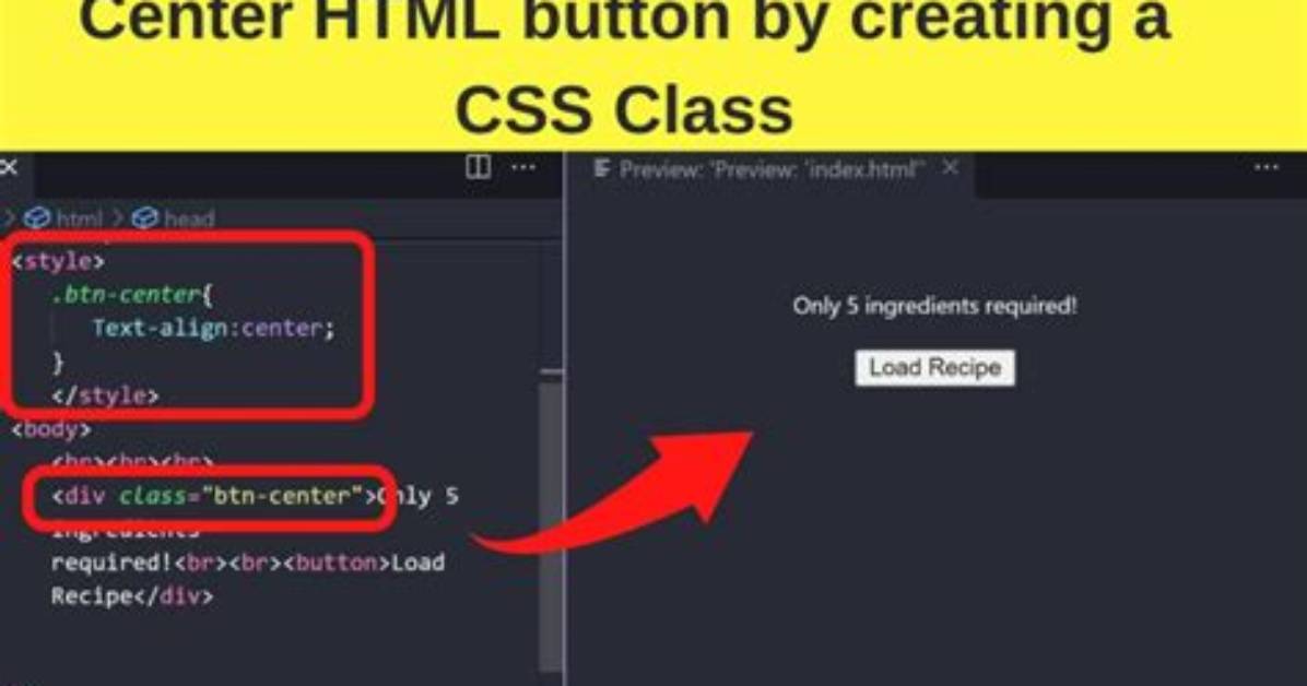 Html How to Move the Button to the Right