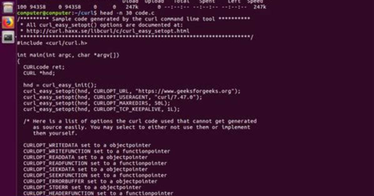 Https Connection Using Curl from Command Line