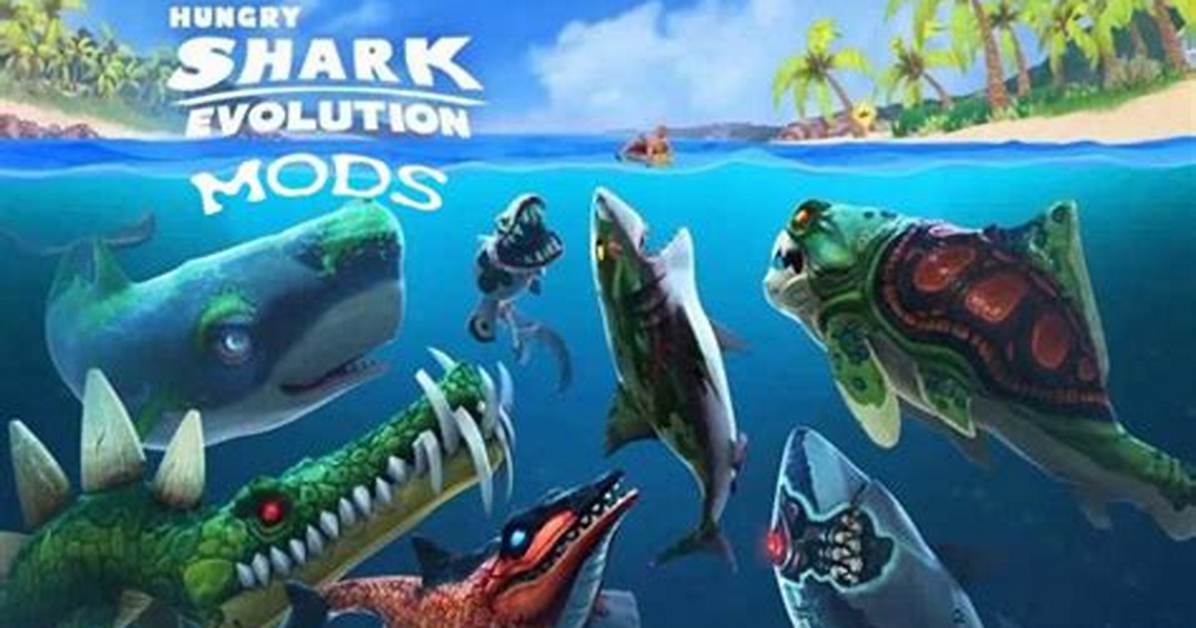 Hungry Shark Evolution Mod: Infinite Coins and Gems