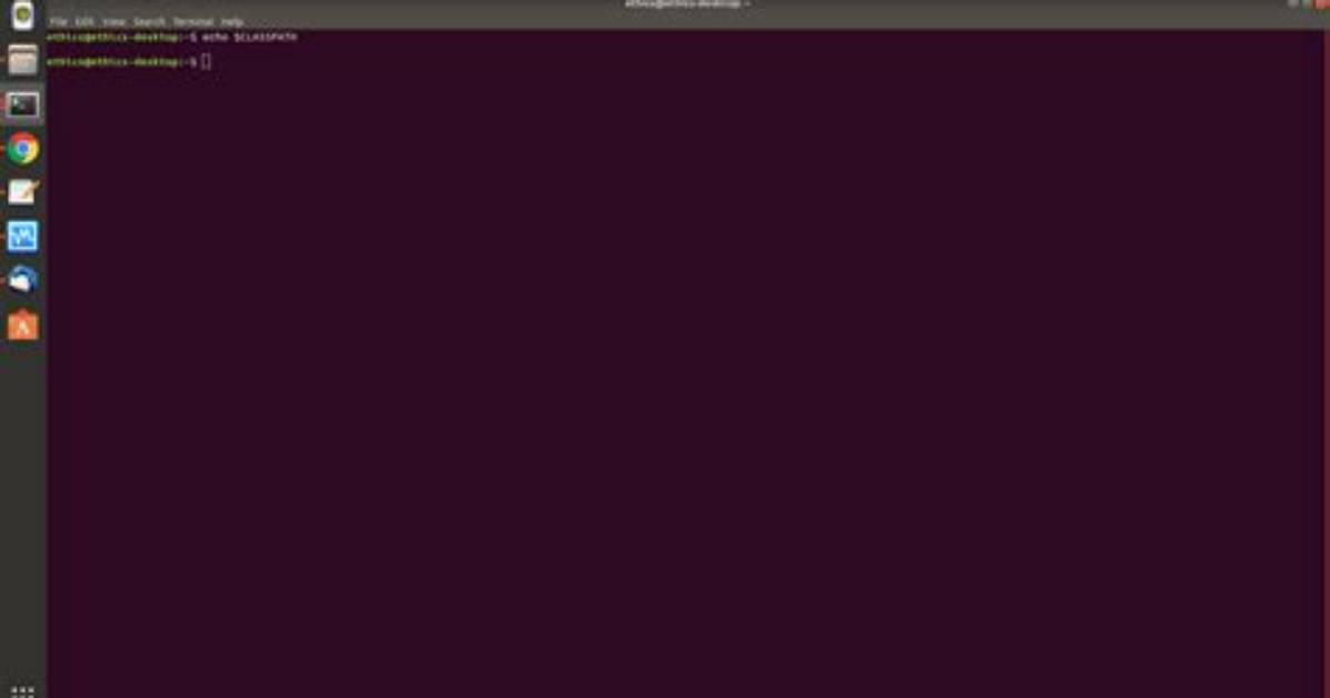 I Am Unable to Set Classpath