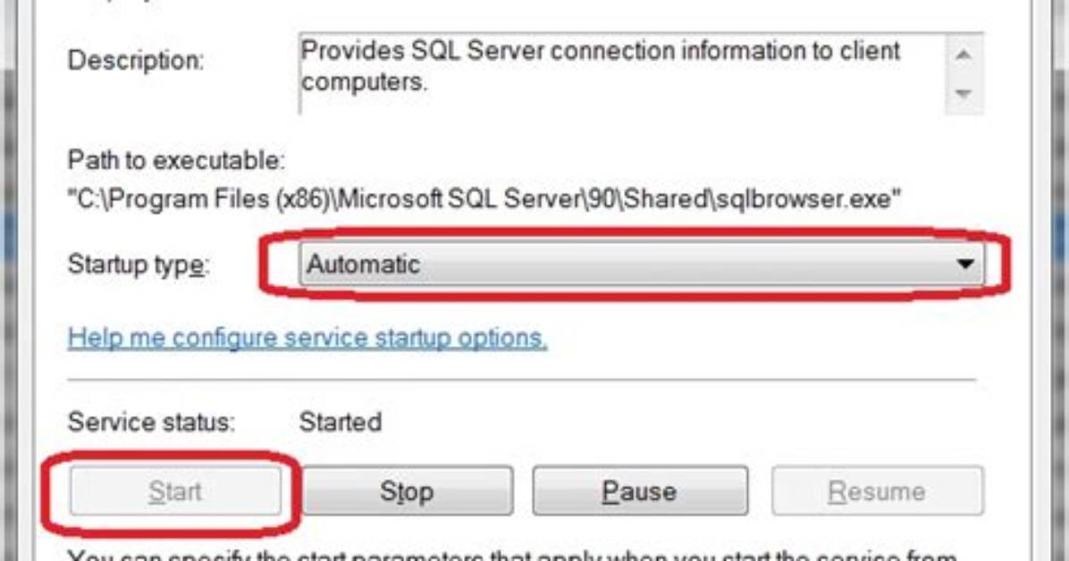 I Cannot Start Sql Server Browser