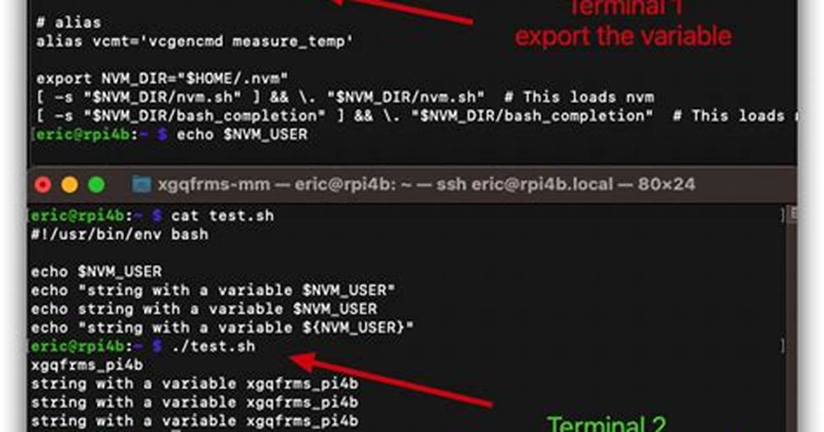 I Just Assigned a Variable, but Echo $Variable Shows Something Else