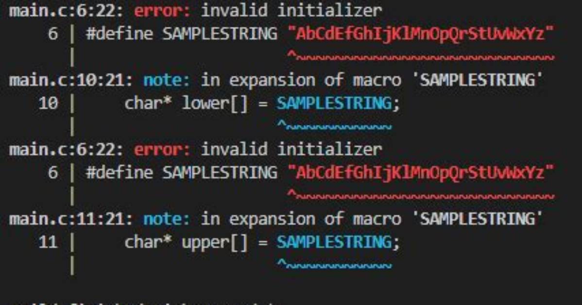 I'm Getting "Invalid Initializer", What Am I Doing Wrong?