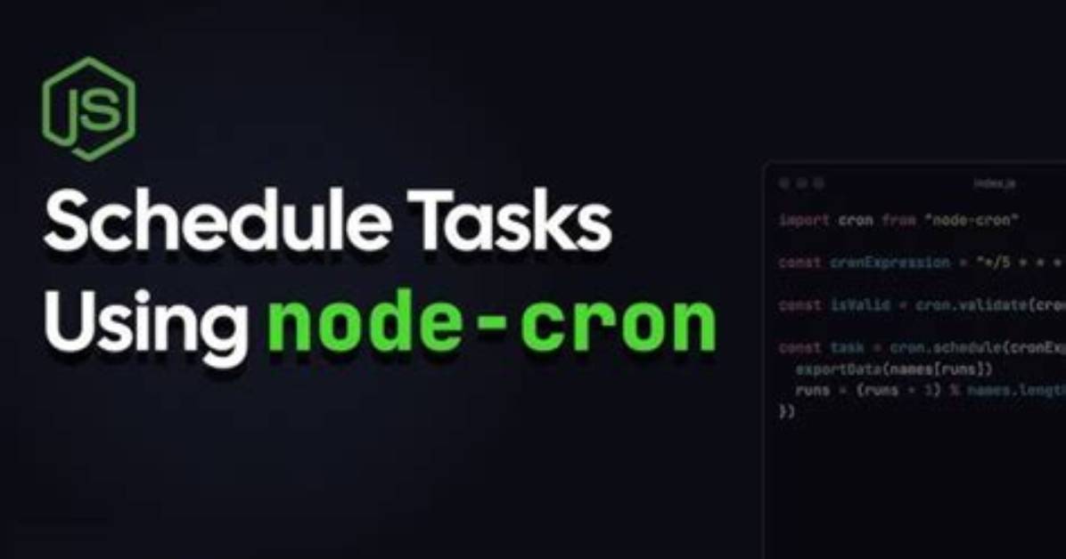 I Need a Nodejs Scheduler That Allows for Tasks at Different Intervals [Closed]