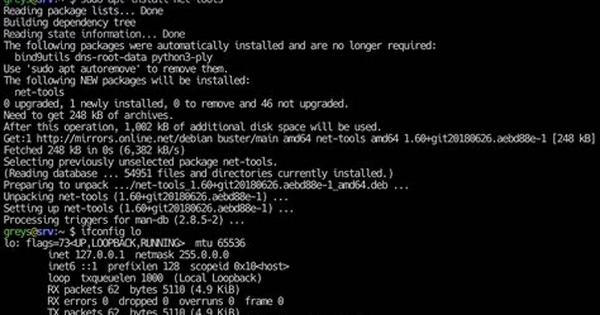 Ifconfig: Command Not Found