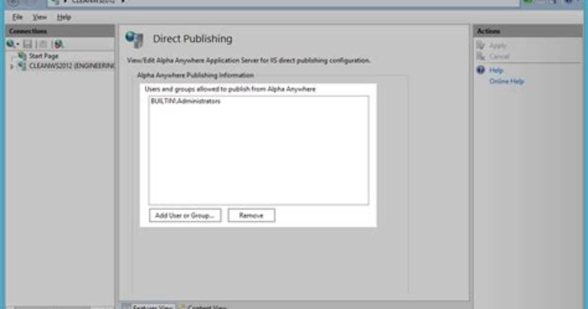 Iis and Users Group