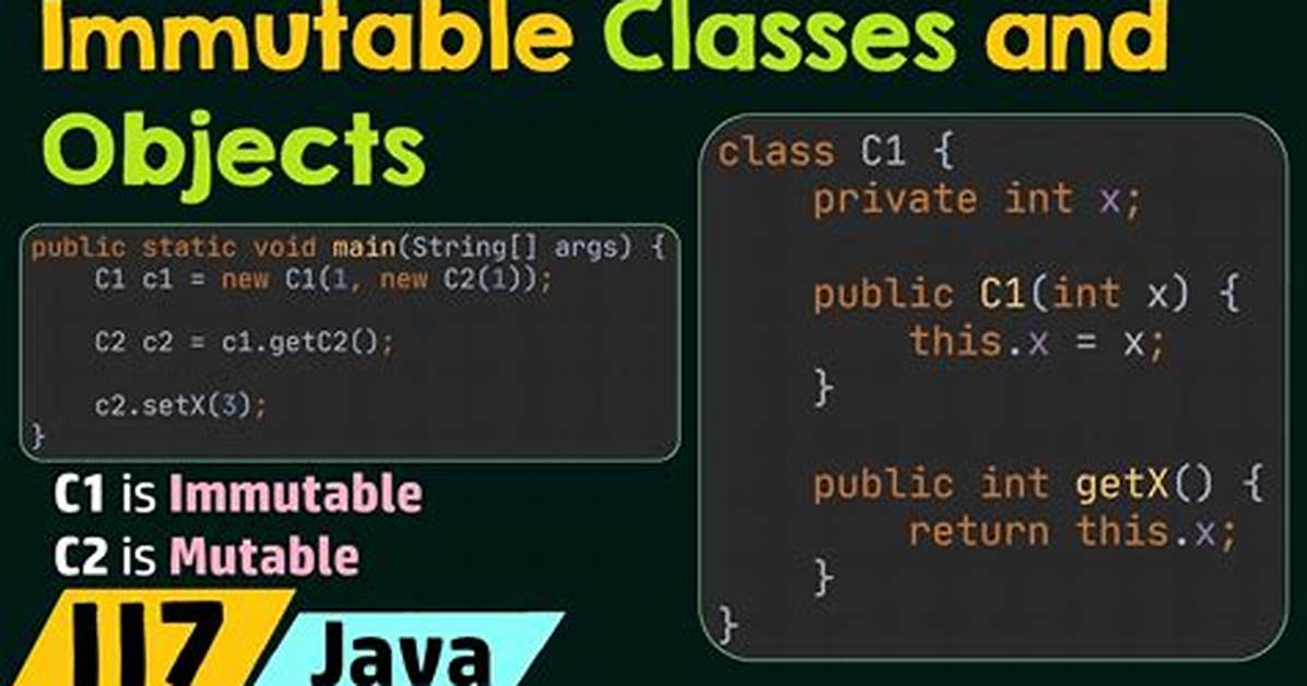Immutable Class?