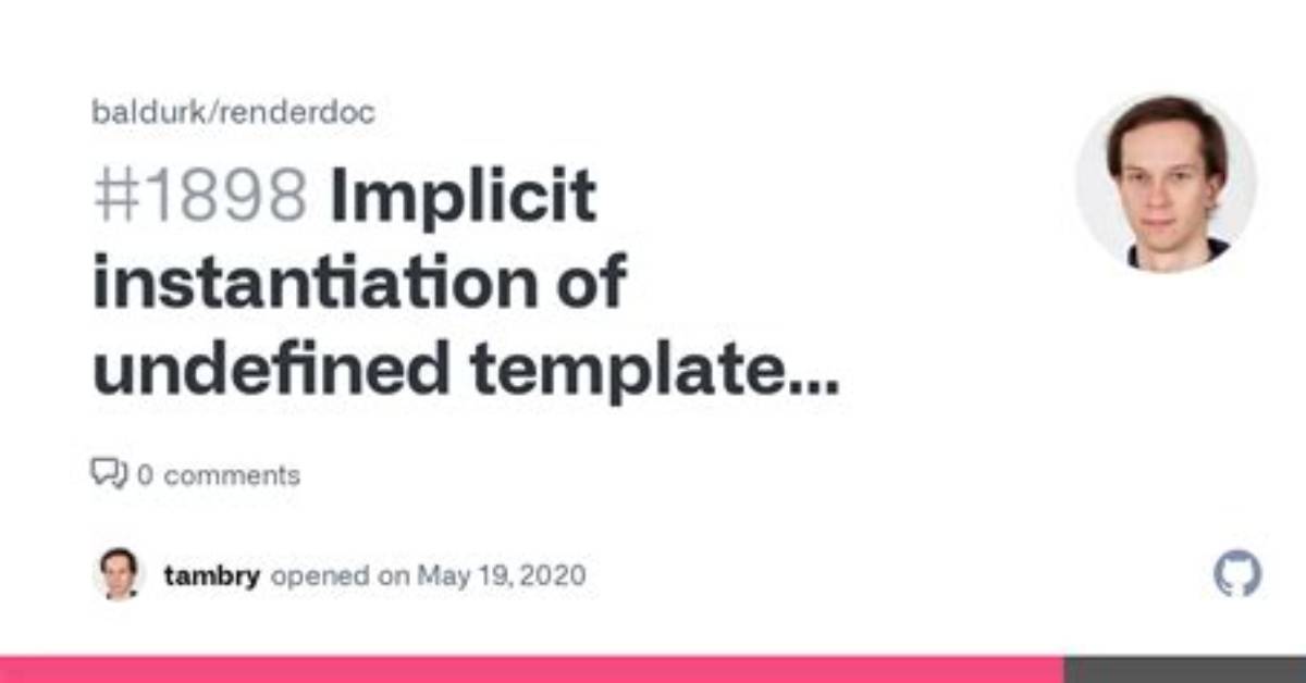 "Implicit Instantiation of Undefined Template" When Forward Declaring Template Class