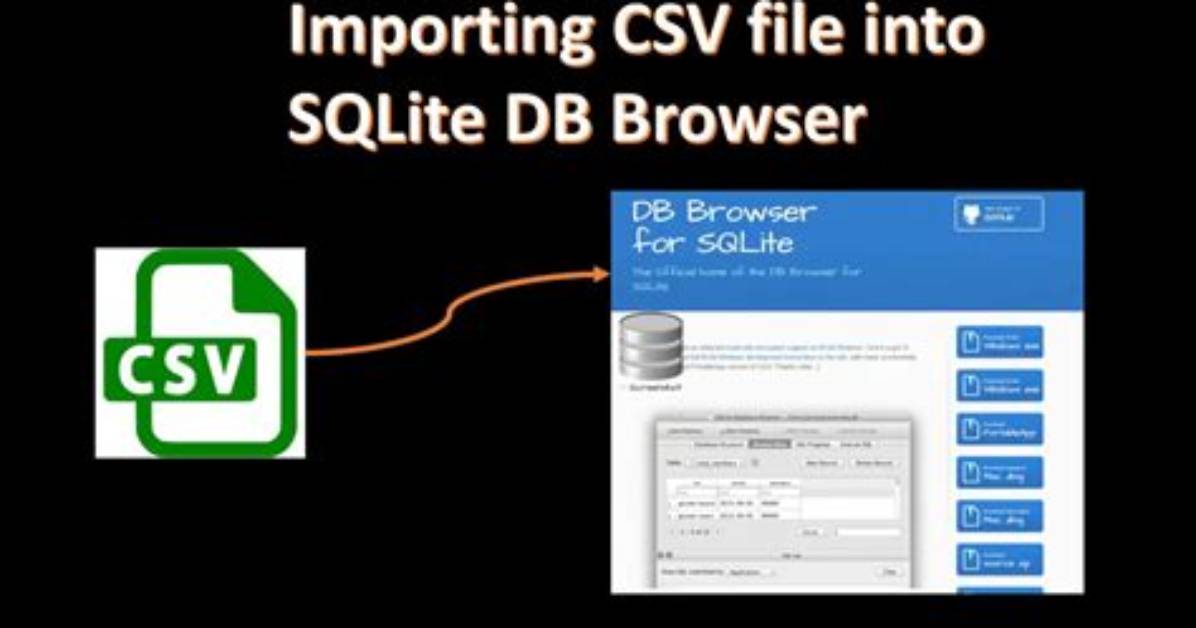 Import Csv to Sqlite