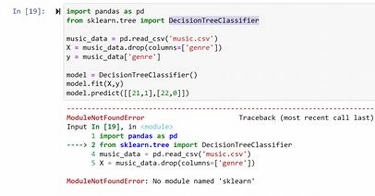 Import Error on Importing Sklearn in Python