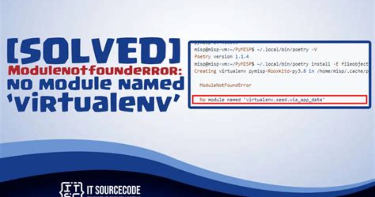 Importerror: No Module Named Virtualenv