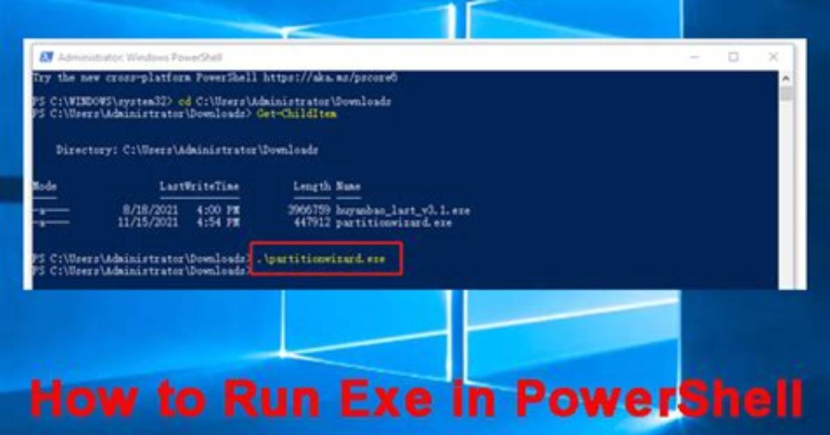 Impossible to Catch Exe Output in Powershell