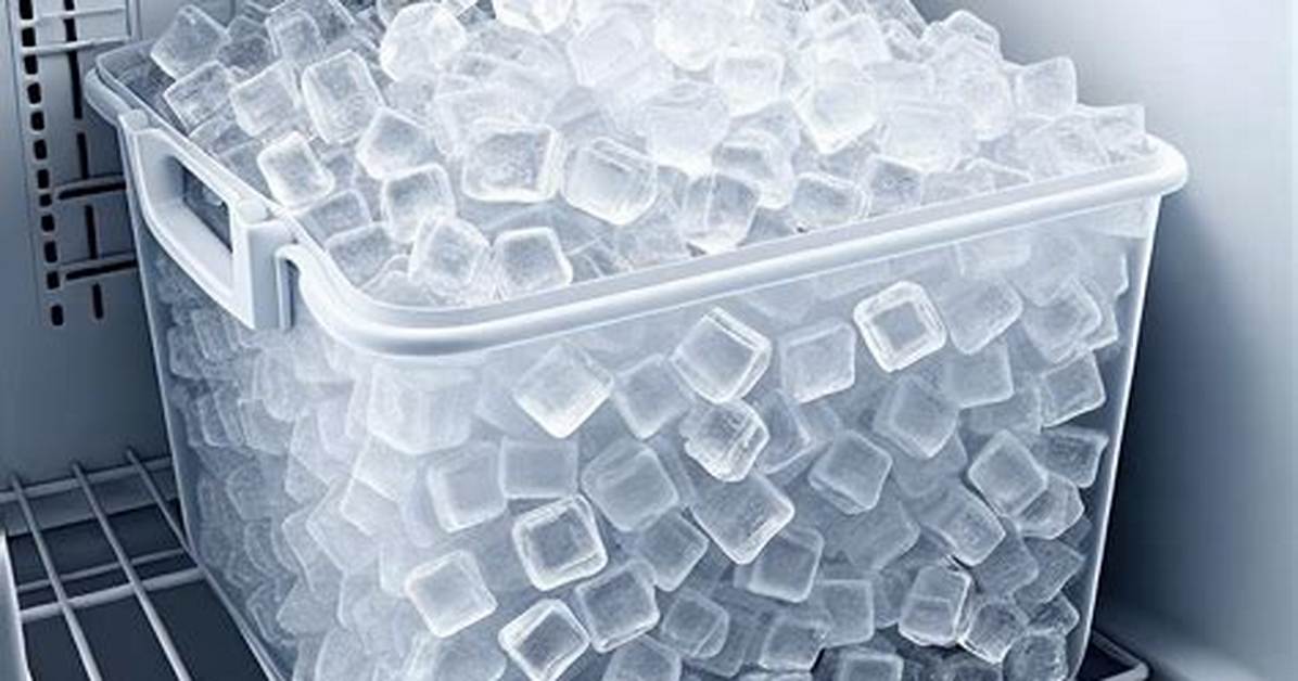 In a Freezer Ice Cube?