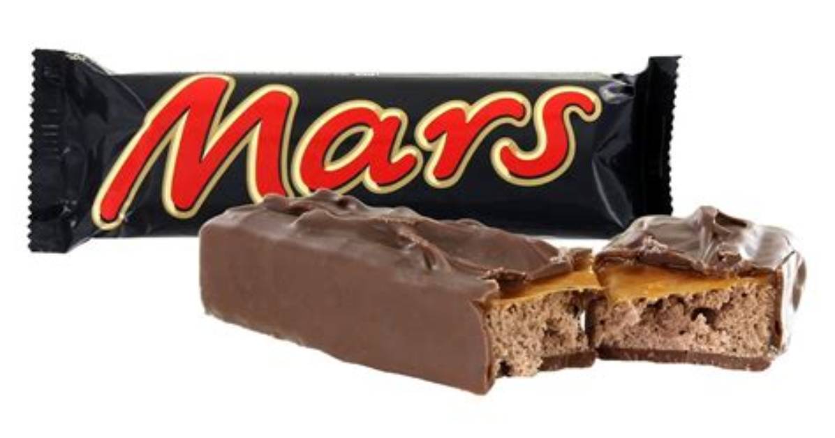 In a Mars Bar?