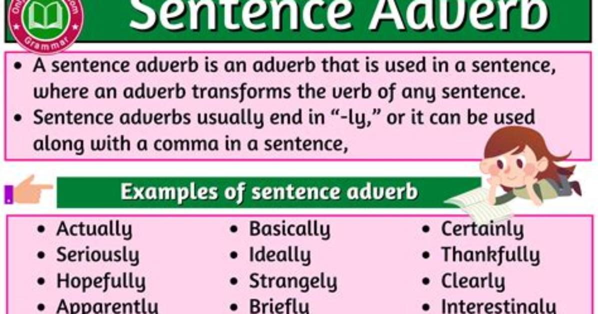 In a Sentence Adverbs?