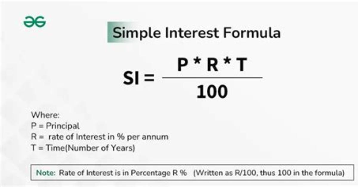 In a Simple Interest?