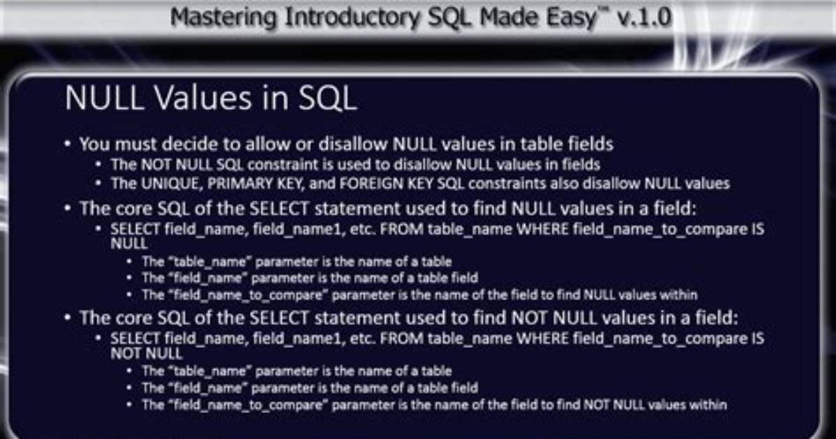 In Clause with Null or Is Null