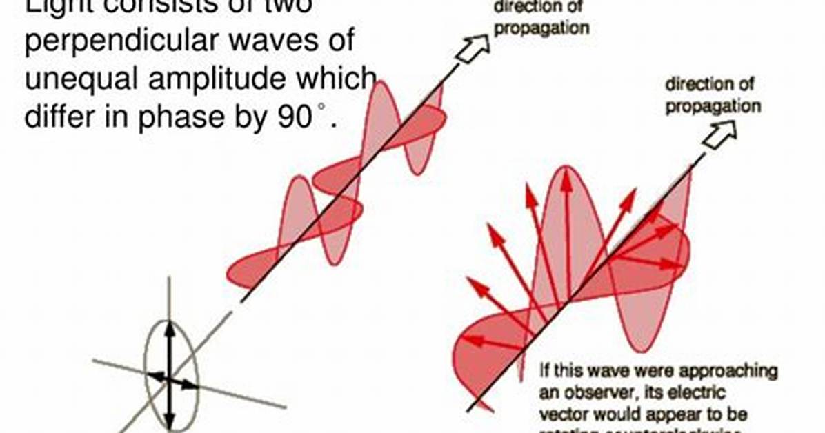 In Elliptically Polarised Light?