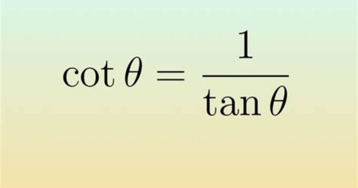 In Maths What Is Cot?