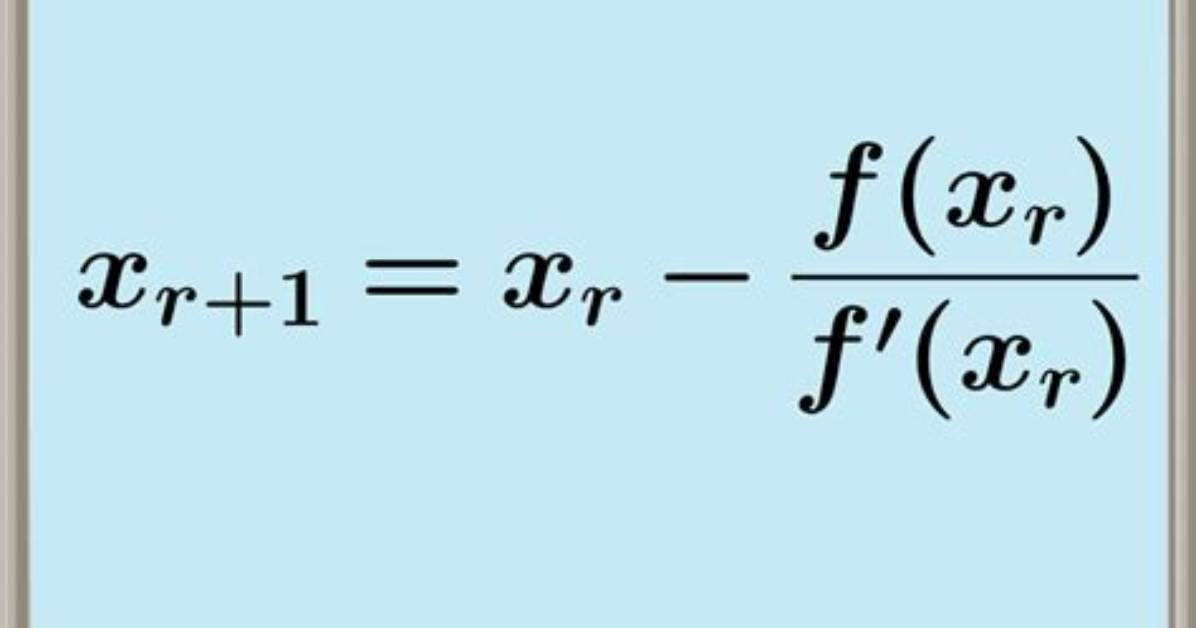 In Newton Raphson Method?