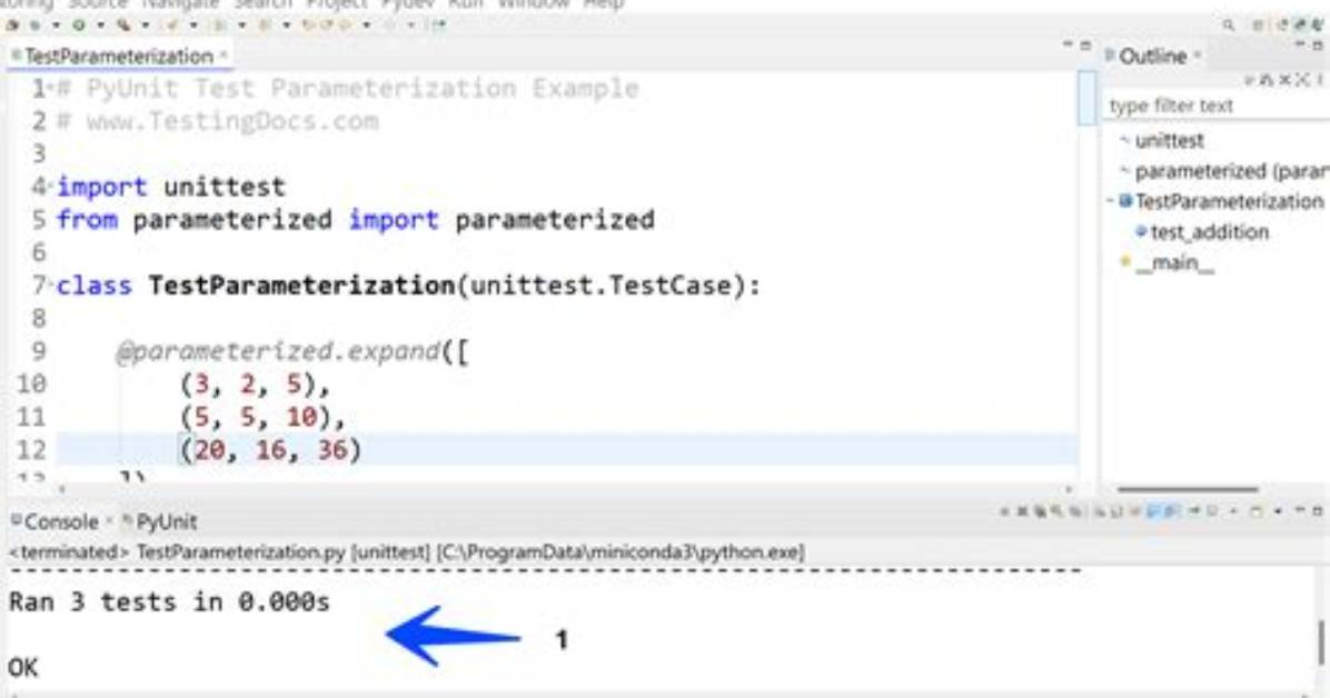 In Parameterized the Parameters Are Like?