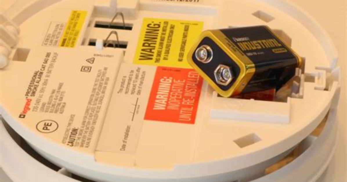 In Smoke Detector Battery?