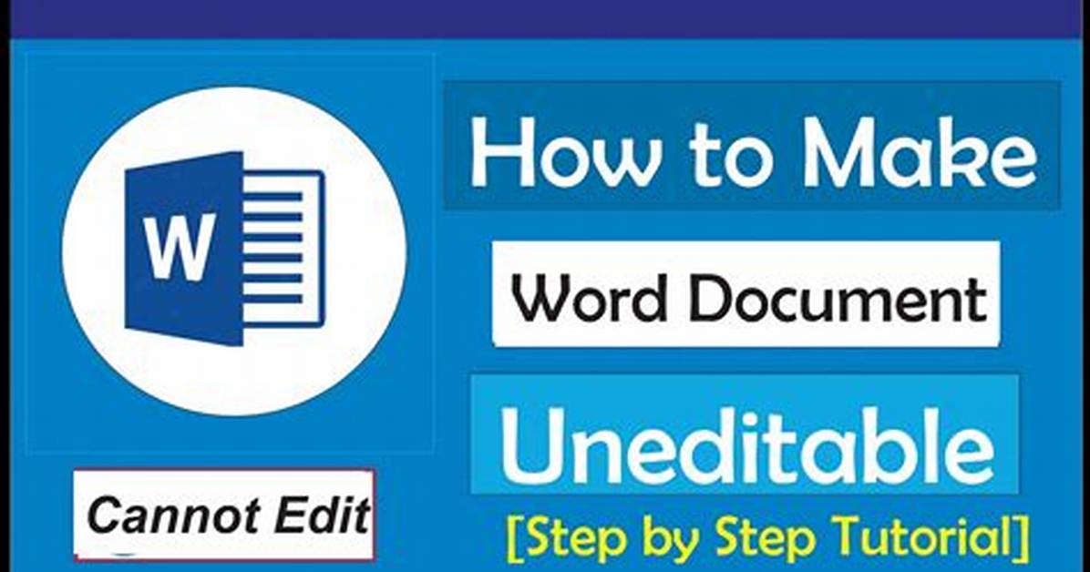 In Uneditable a Word?
