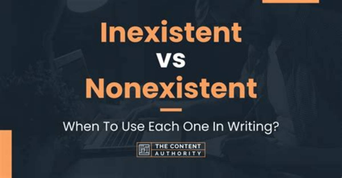 Inexistent in a Sentence?