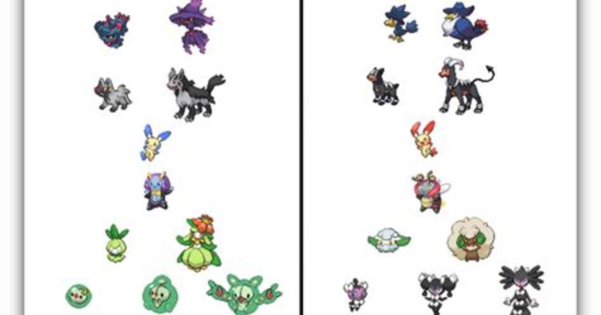 Infographic: Pokemon Black/White Differences