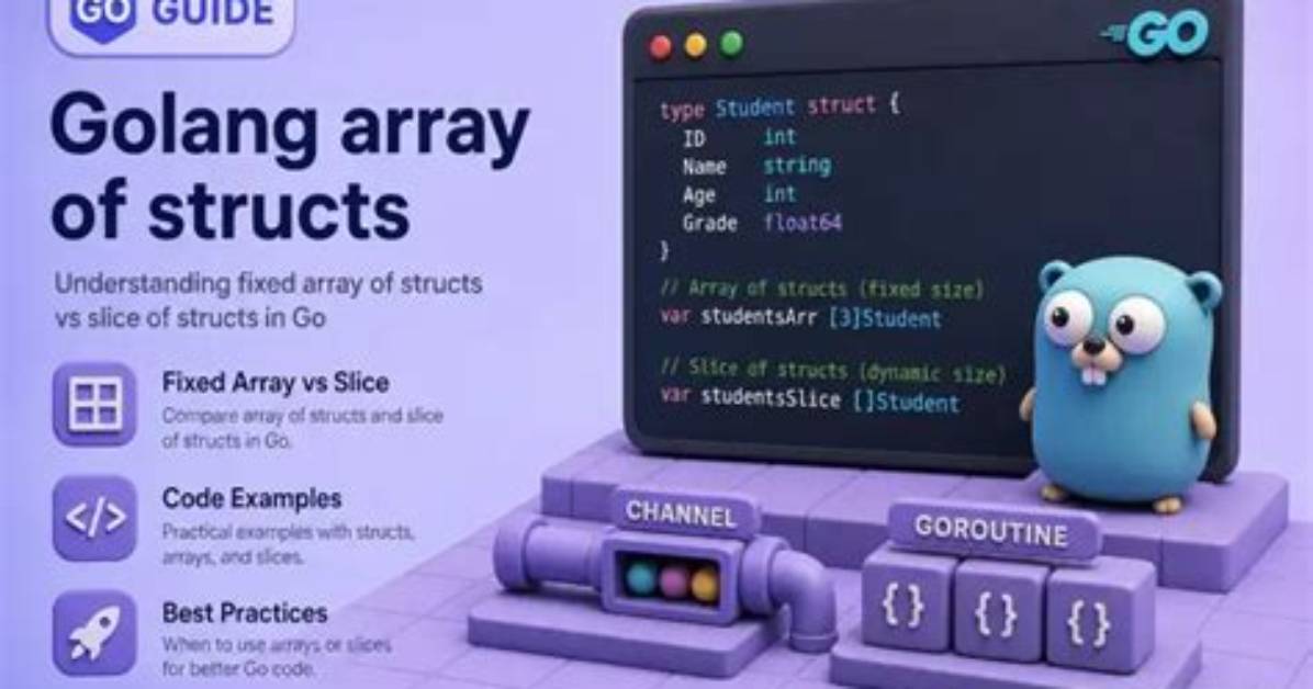 Init Array of Structs in Go
