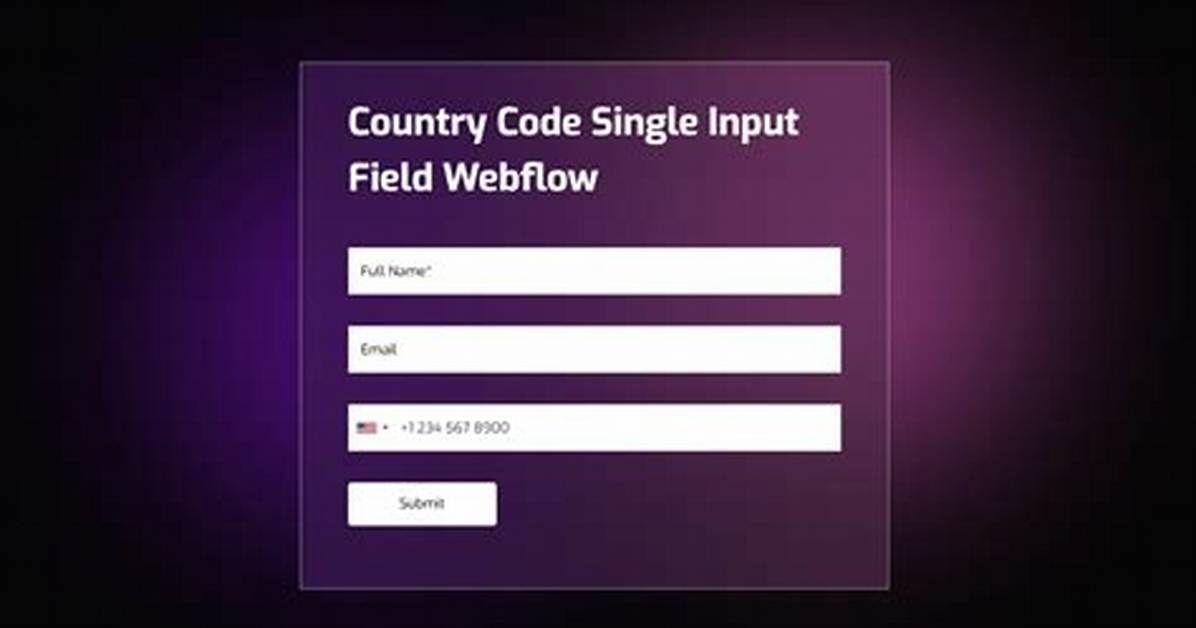 Input Field for Pin Code
