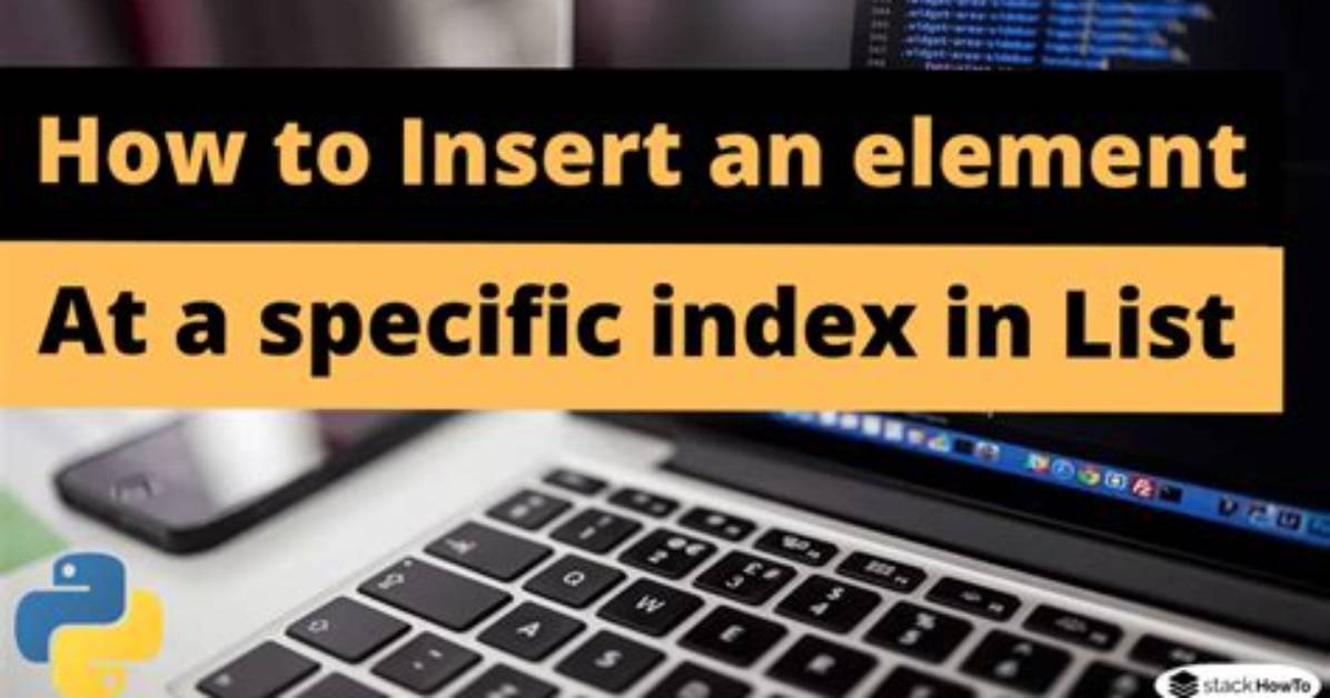 Insert an Element at a Specific Index in a List and Return the Updated List