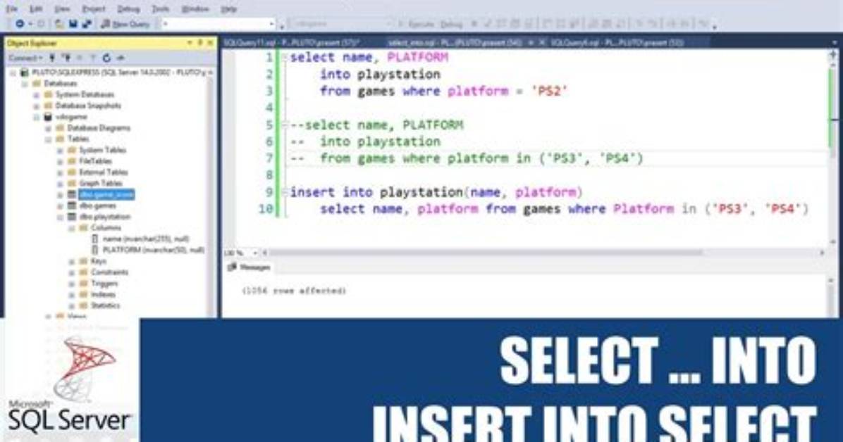Insert with Select