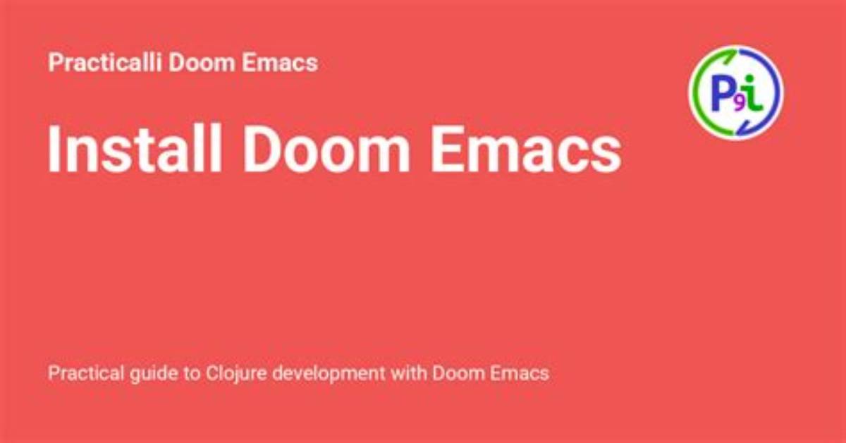 Install Doom Editing Tools