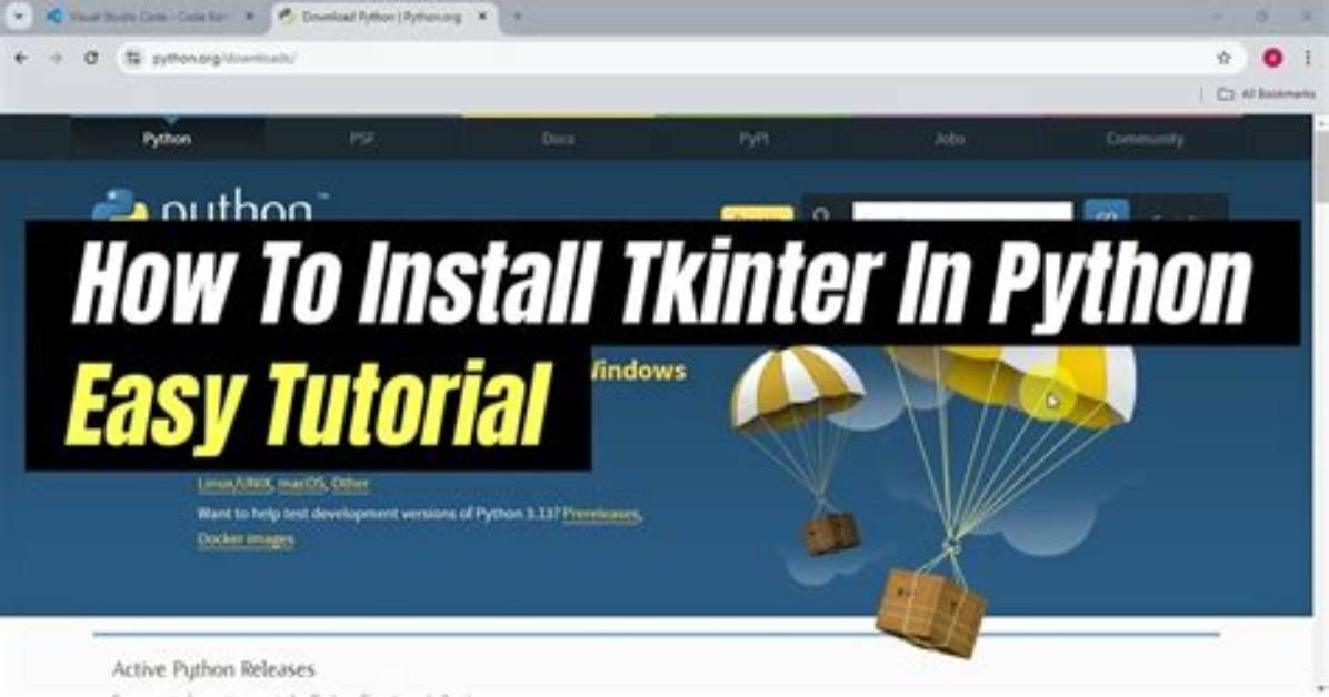 Install Tkinter for Python