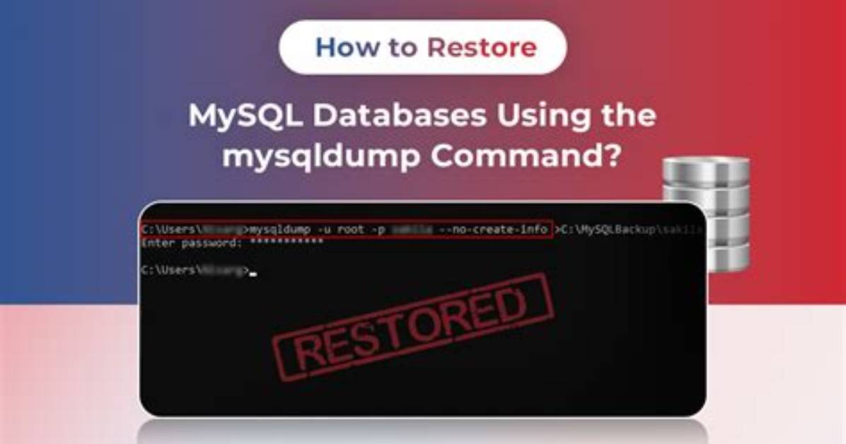 Installation Mysqldump