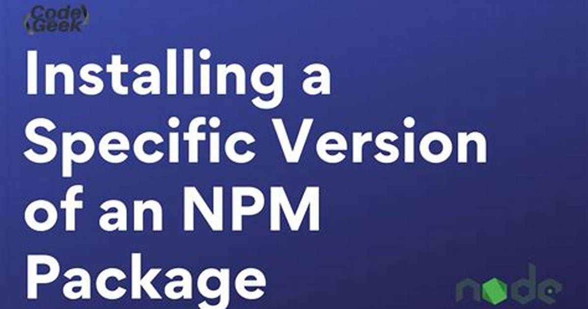 Installing Npm Package Fails with 404