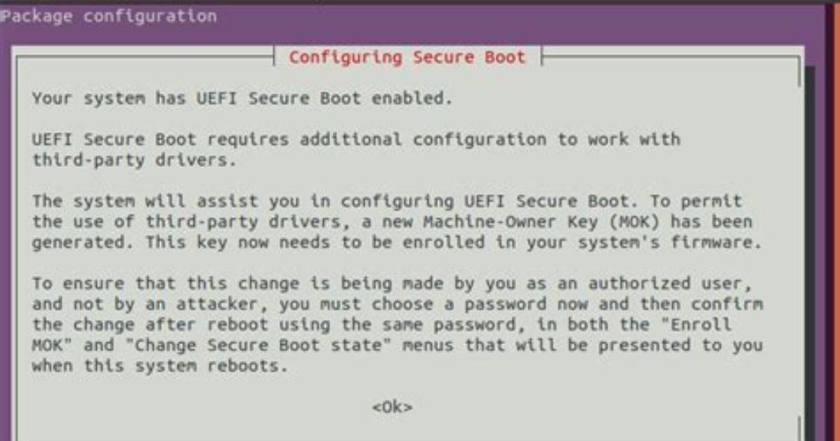 Installing Virtualbox "Your System Has Uefi Secure Boot Enabled." Message