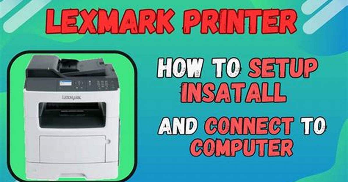 Installing Windows Programs and Lexmark X4650 Printer [Duplicate]