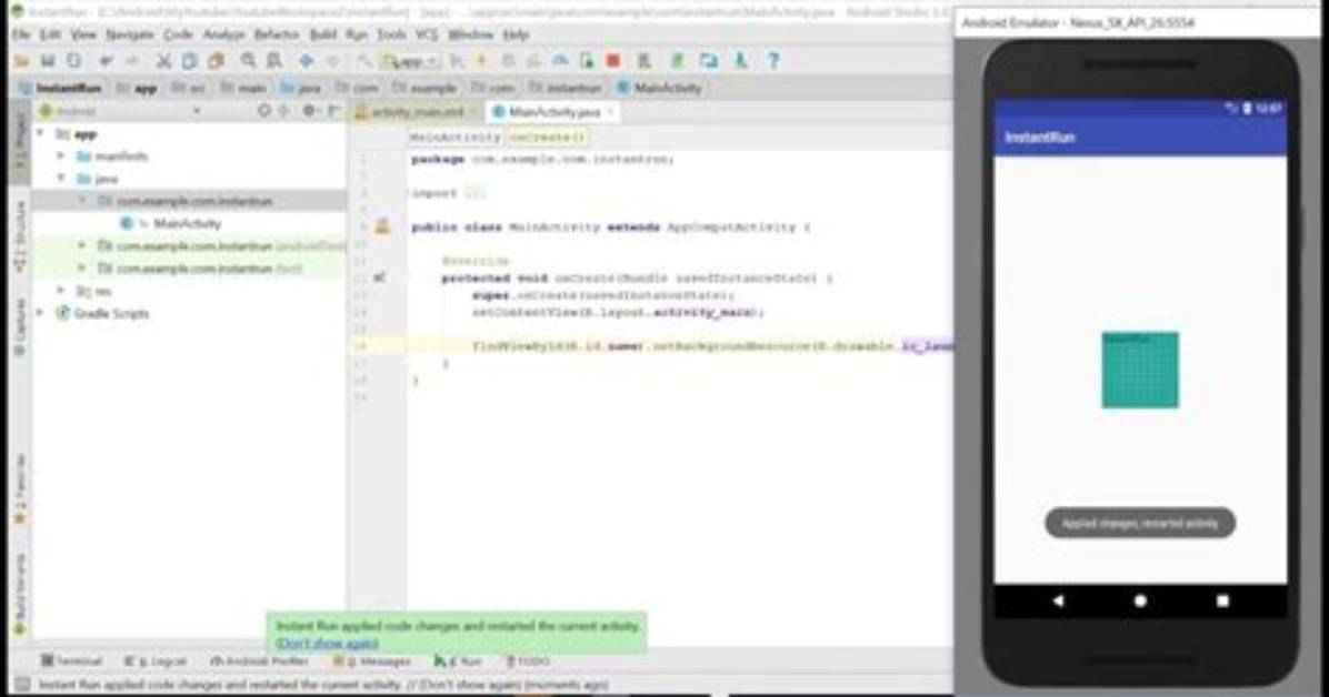 Instant Run Is Missing in Android Studio 3.5