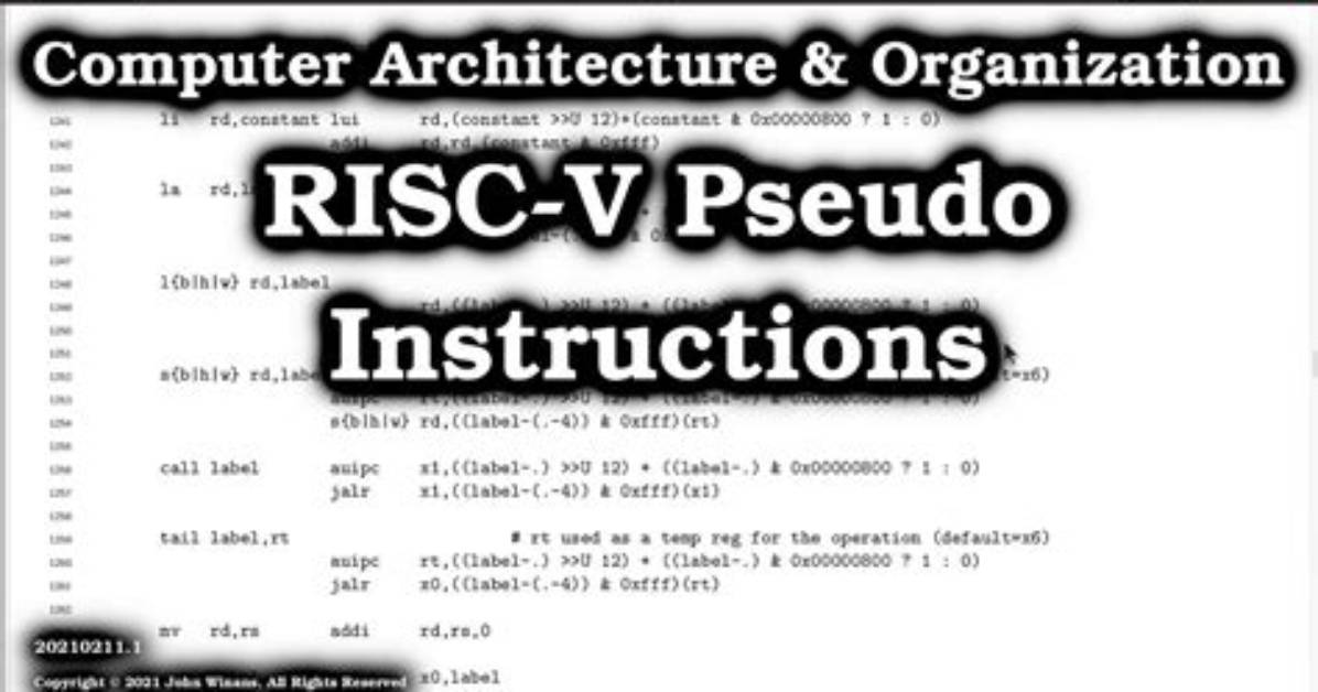 Instruction Set and Pseudo-Command
