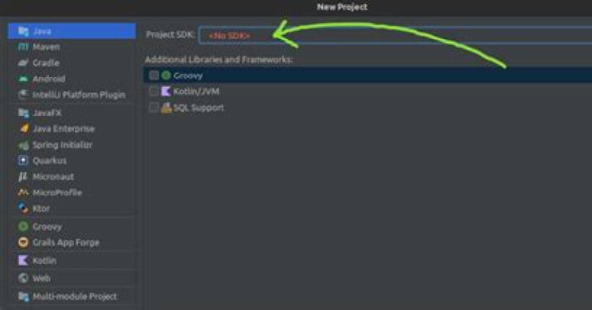 Intellij Idea Not Able to Detect Java Jdk Path