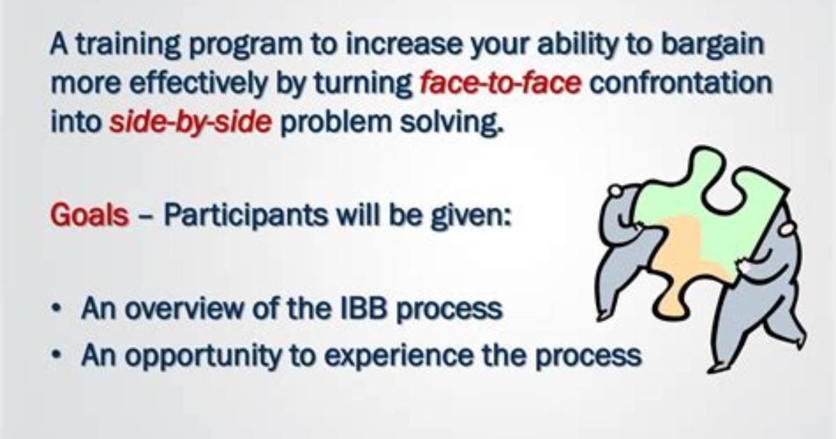 Interest Based Bargaining - How to Discuss