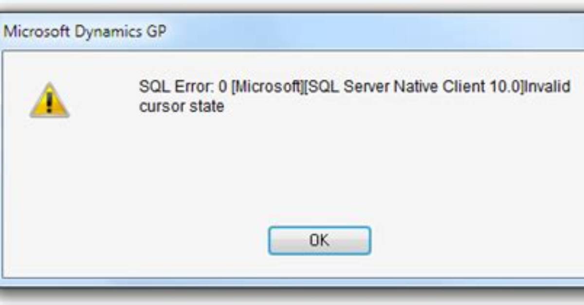 Invalid Cursor State, Sql State 24000 in Sqlexecdirect