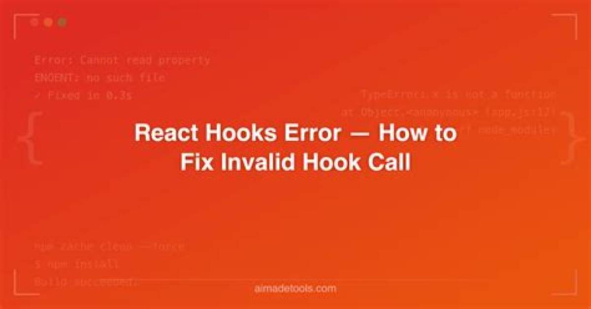 Invalid Hook Call Error React-Redux Hooks