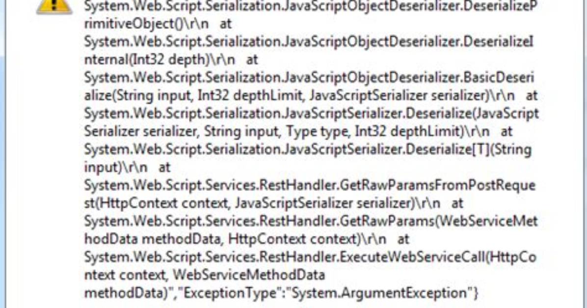 "Invalid Json Primitive" in Ajax Processing